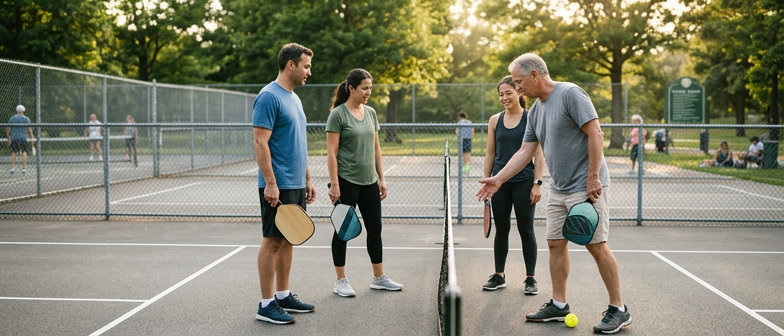 Beginner Pickleball Court Etiquette and Community Court Manners