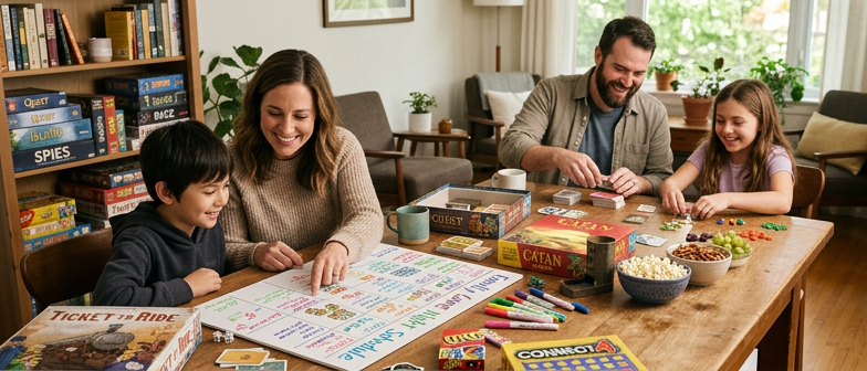 How to Plan a Relaxed Family Game Night Everyone Can Enjoy